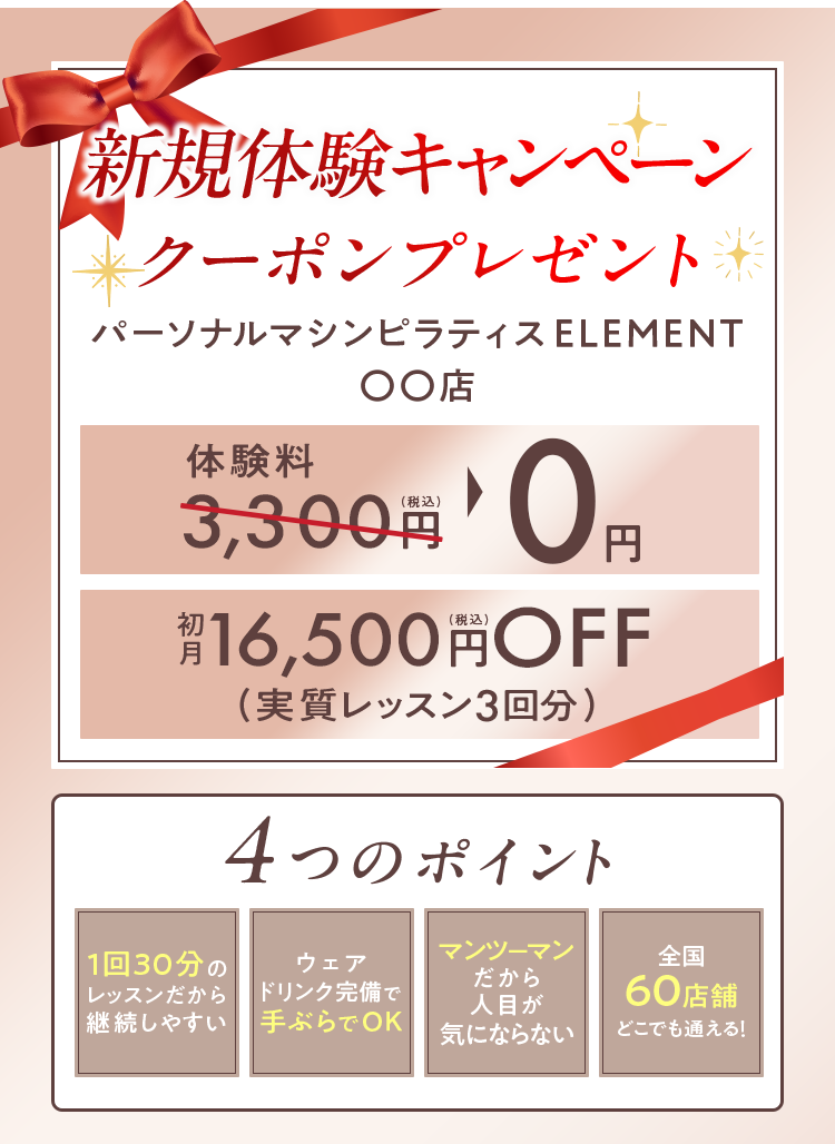 新規体験キャンペーン