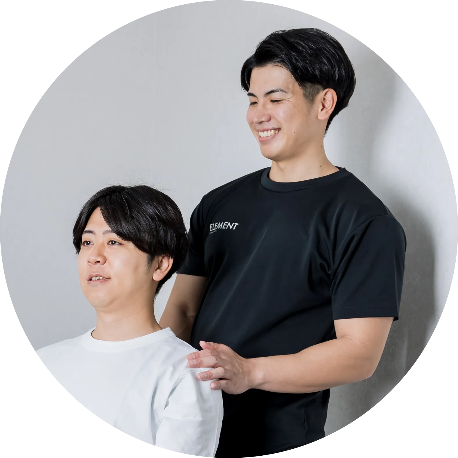 運動する人の画像