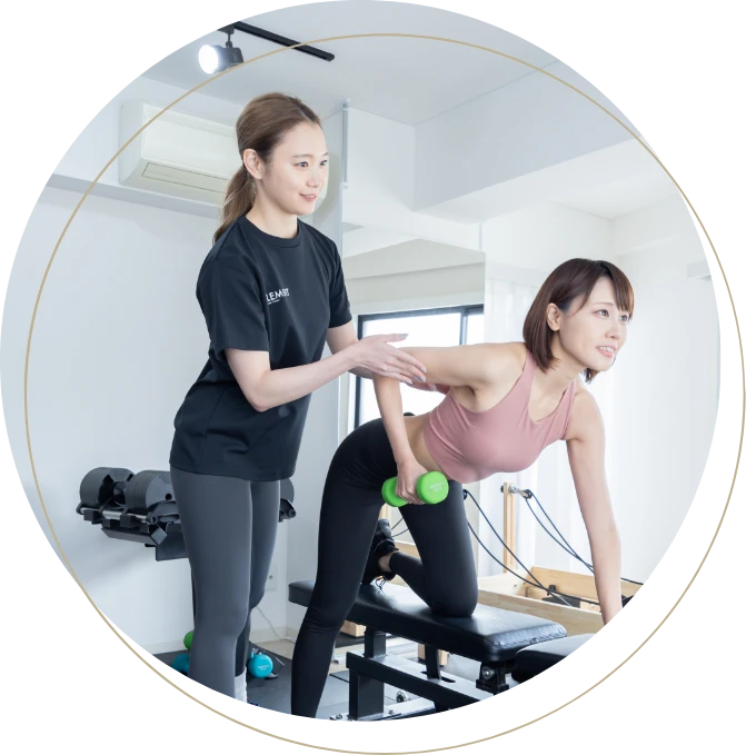 一人ひとりのレベルに合わせた飽きさせないトレーニング