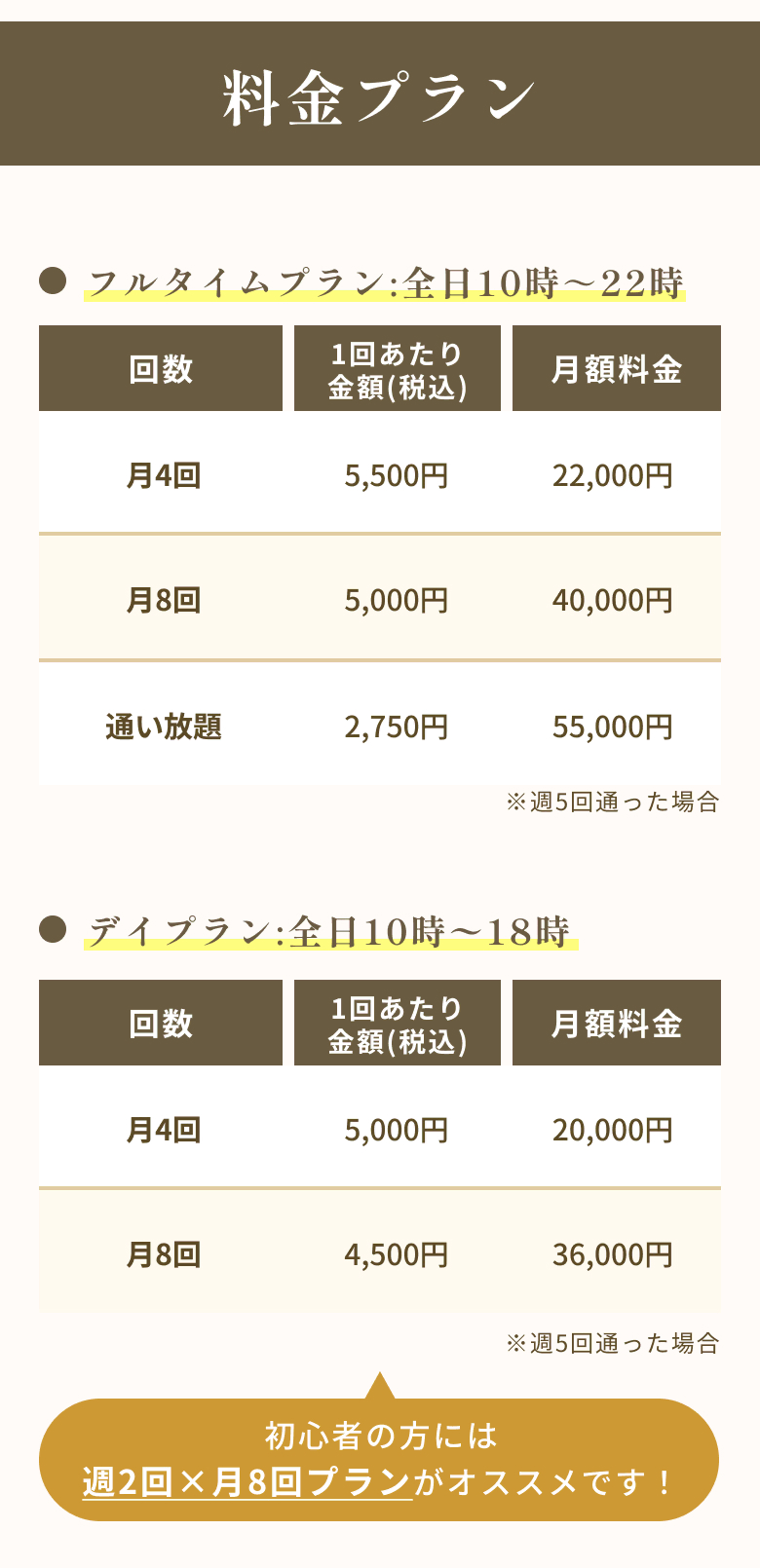 料金プラン