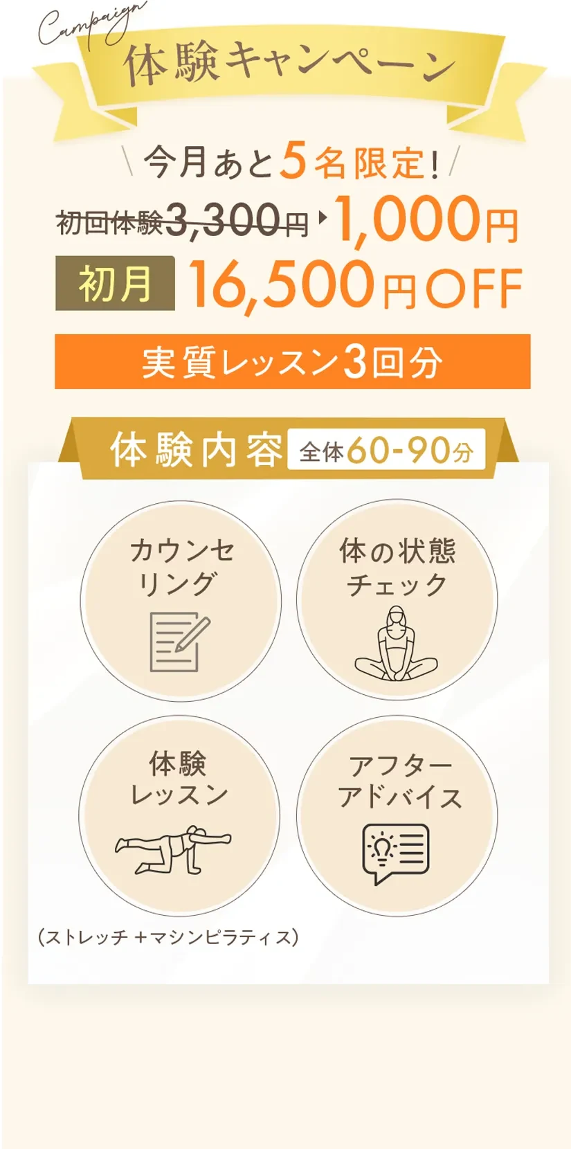 体験キャンペーン