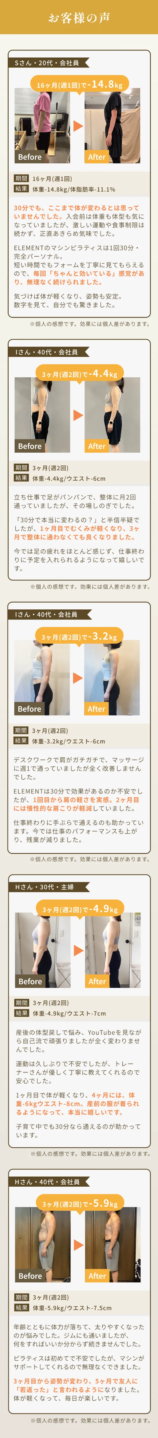 お客様の声